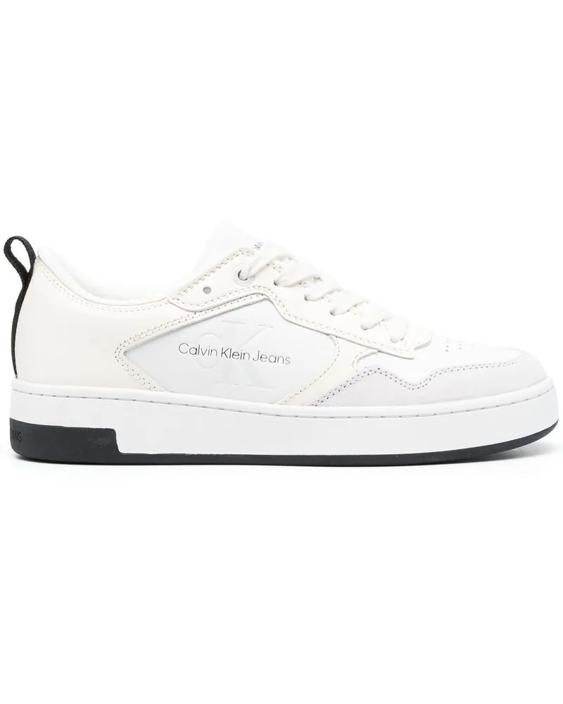 Calvin Klein Sneakers mit Logo-Prägung - Weiß Weiß