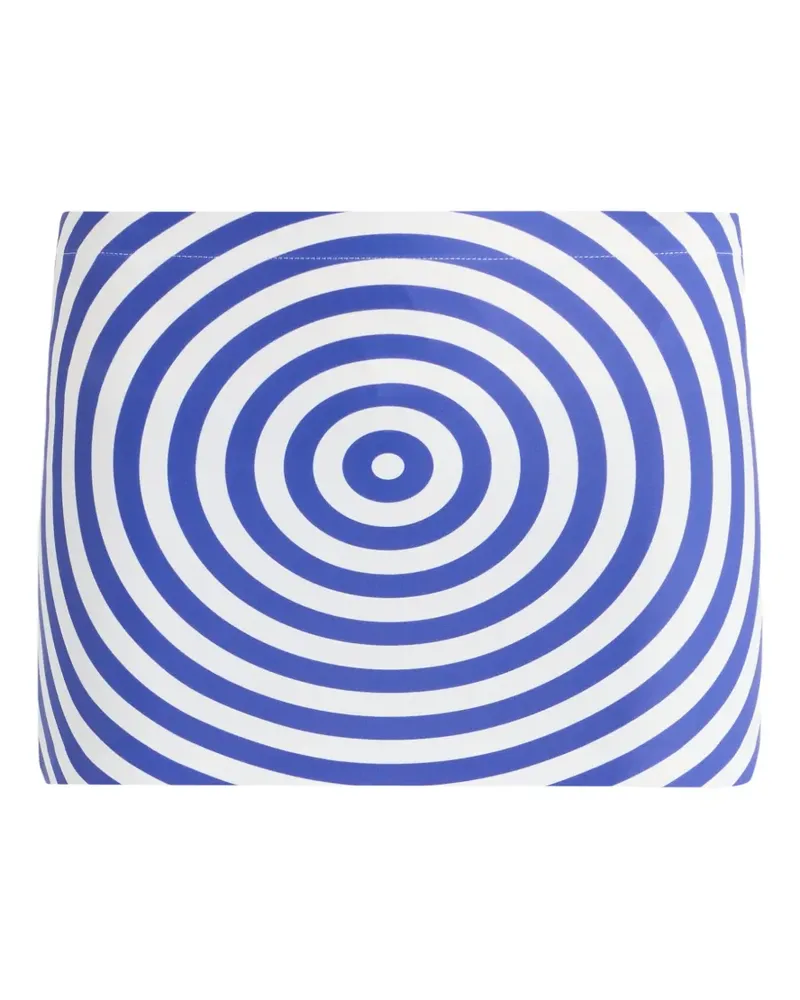Jean Paul Gaultier The Blue Target mini skirt - Blau Blau