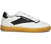 Sneakers aus Leder - Weiß