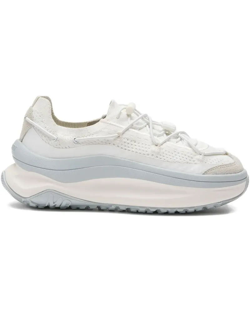Moon Boot Sneakers in Strickoptik - Weiß Weiß
