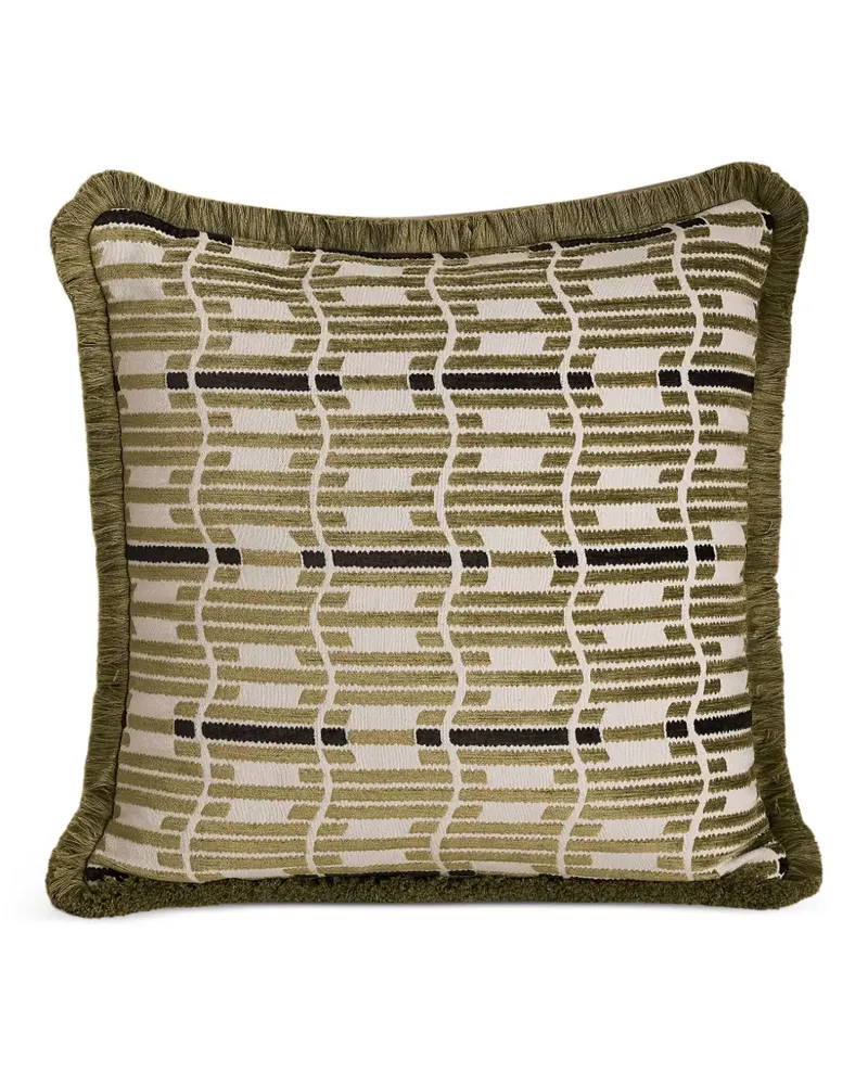 Soho Home Erin Kissen mit geometrischem Muster - Grün Grün