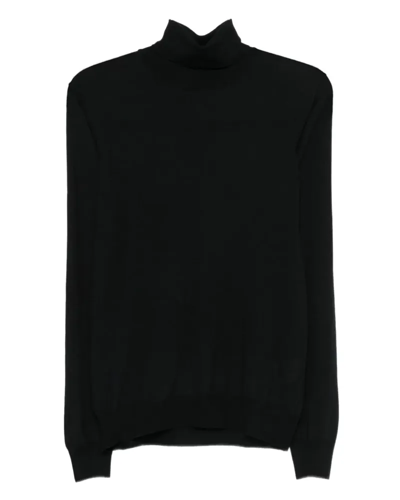 Tagliatore roll-neck sweater - Schwarz Schwarz