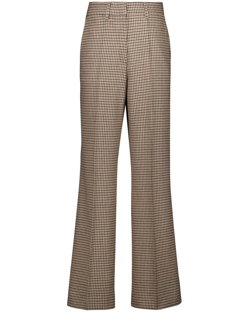 PAULA Hose mit Hahnentrittmuster - Nude Nude