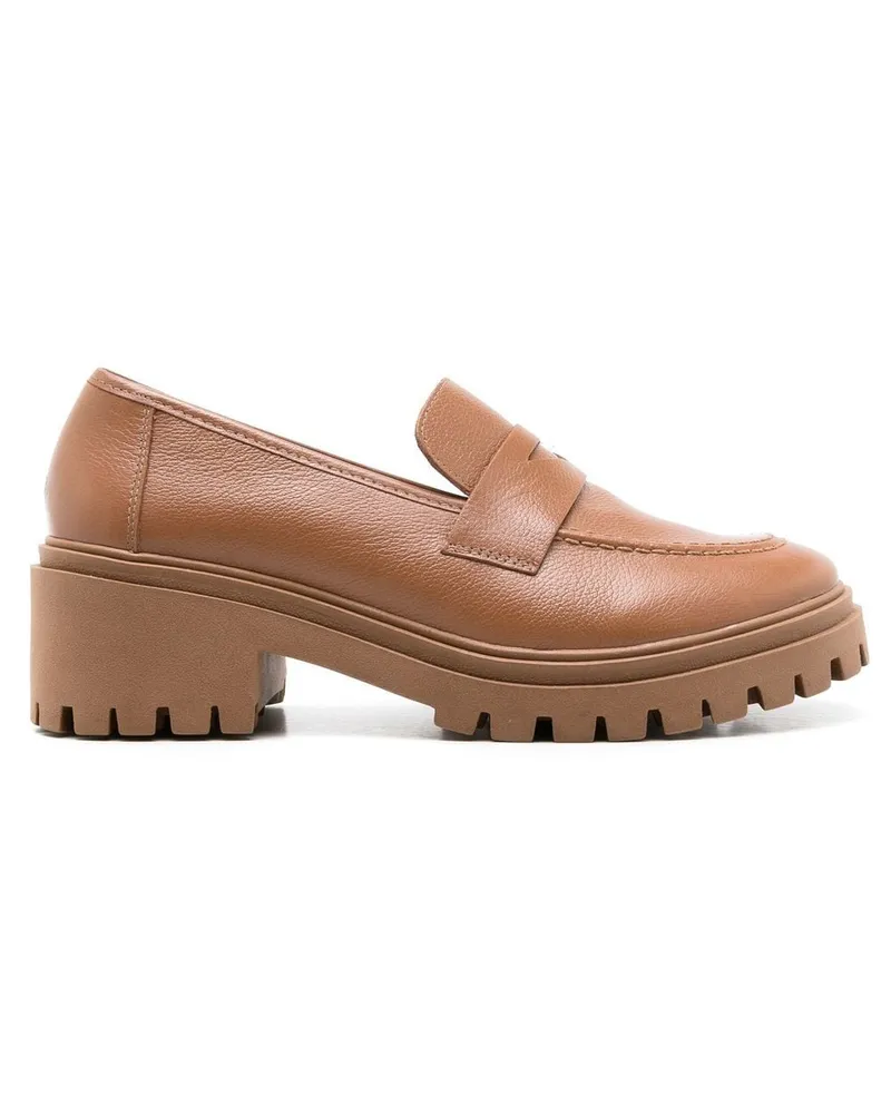 Blue Bird Loafer mit niedrigem Absatz - Braun Braun