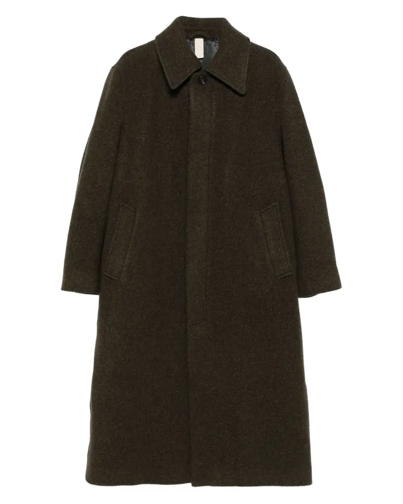 Sunflower Winter wool single-breasted coat - Grün Grün