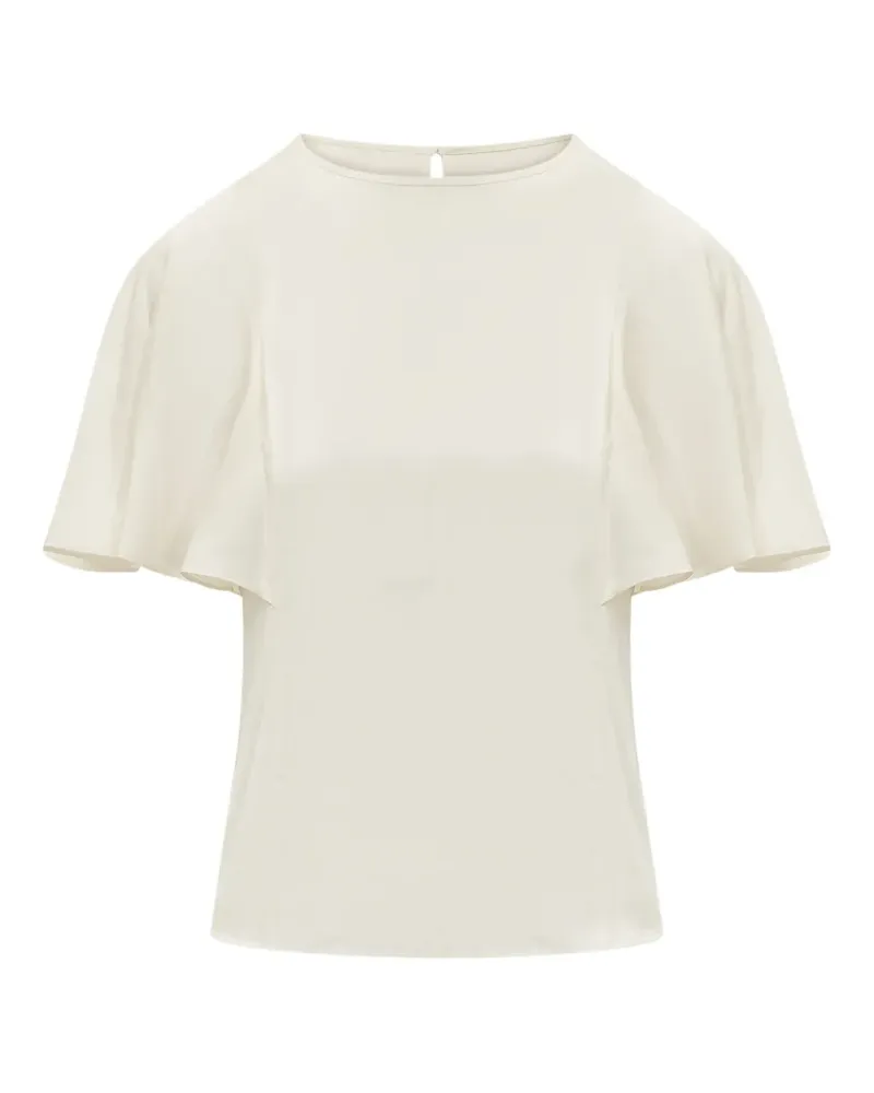 Michael Kors cape-sleeve top - Nude Nude