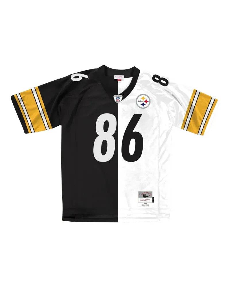 Mitchell & Ness Split Home and Away Jersey "NFL Pittsburgh Steelers 05 Hines Ward" T-Shirt - Schwarz Schwarz
