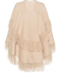 By Malene Birger Cape mit Fransen Nude