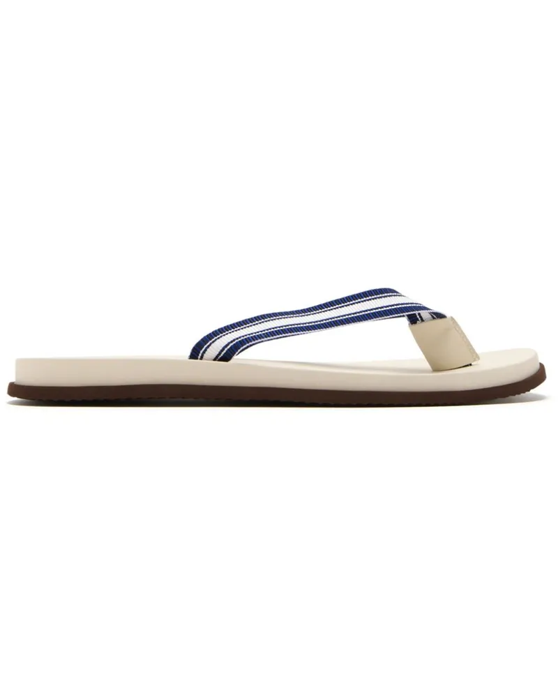 Brunello Cucinelli Flip-Flops aus Ripsband - Blau Blau