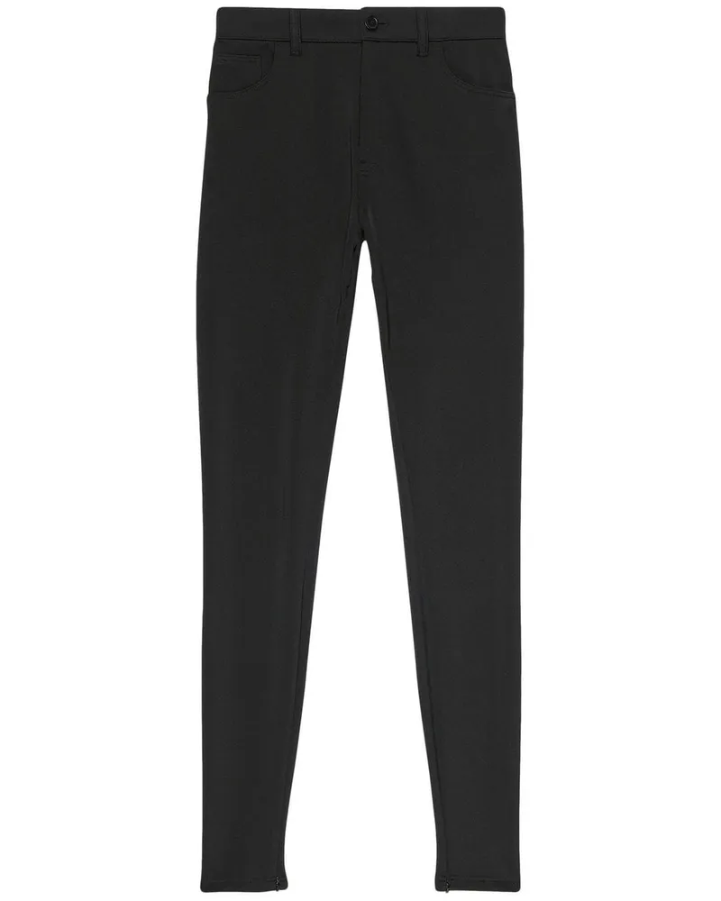 Balenciaga Leggings mit hohem Bund - Schwarz Schwarz