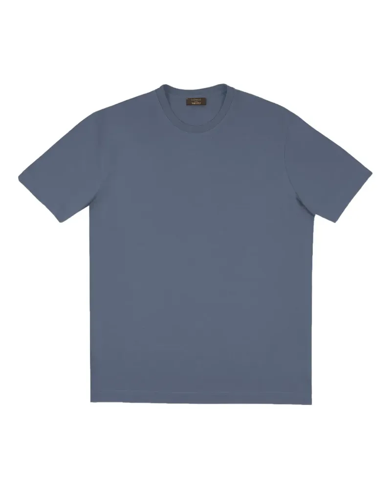 Slowear Schmales T-Shirt aus Bio-Baumwolle - Blau Blau