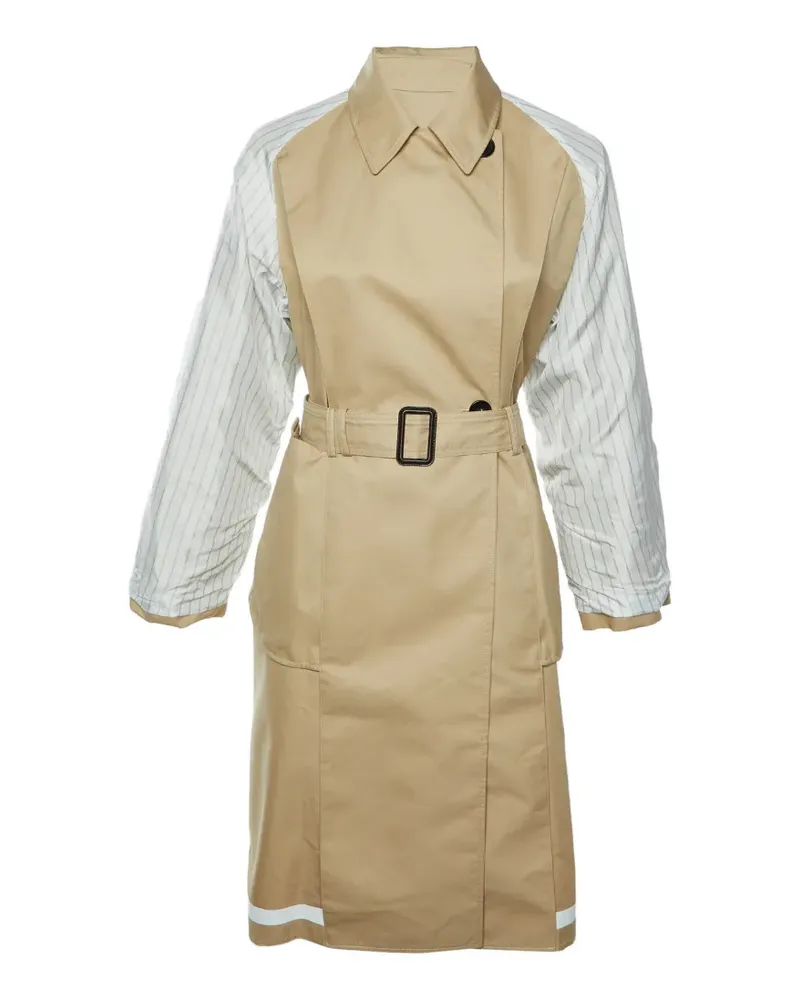 Max Mara reversible gabardine trench coat - Nude Nude