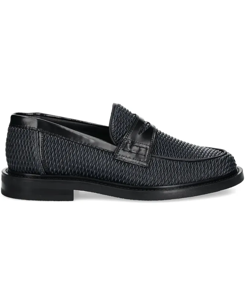 Filling Pieces Gewebte Reed Penny-Loafer - Blau Blau