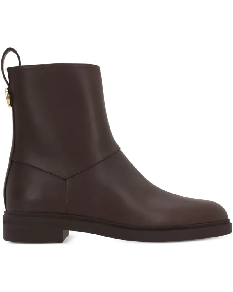 Loro Piana Stiefeletten mit Reißverschluss - Braun Braun