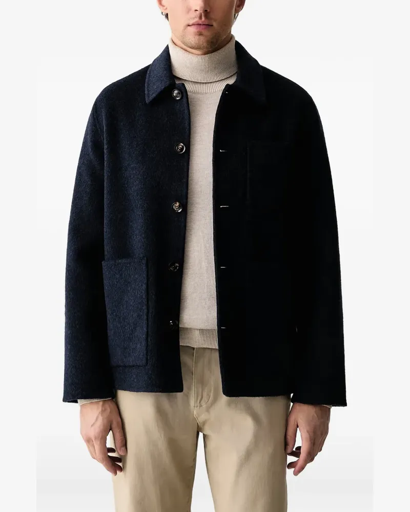 Mos Mosh MMGWarren shirt jacket - Blau Blau