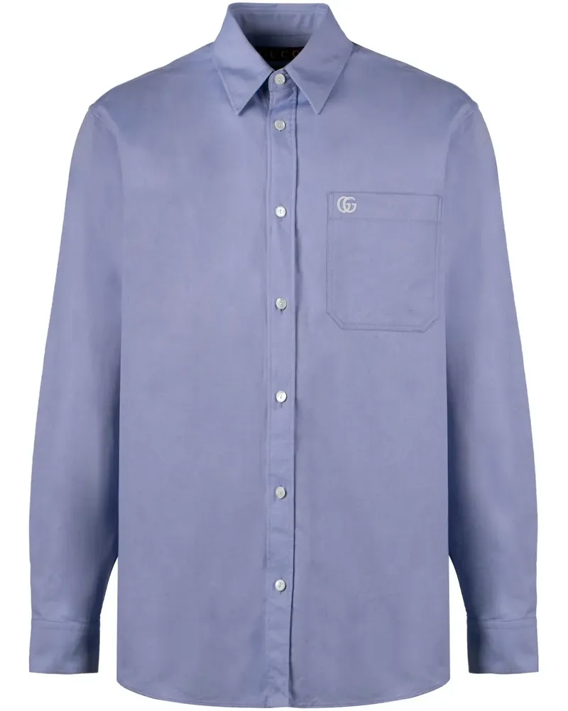 Gucci Klassisches Hemd - Blau Blau