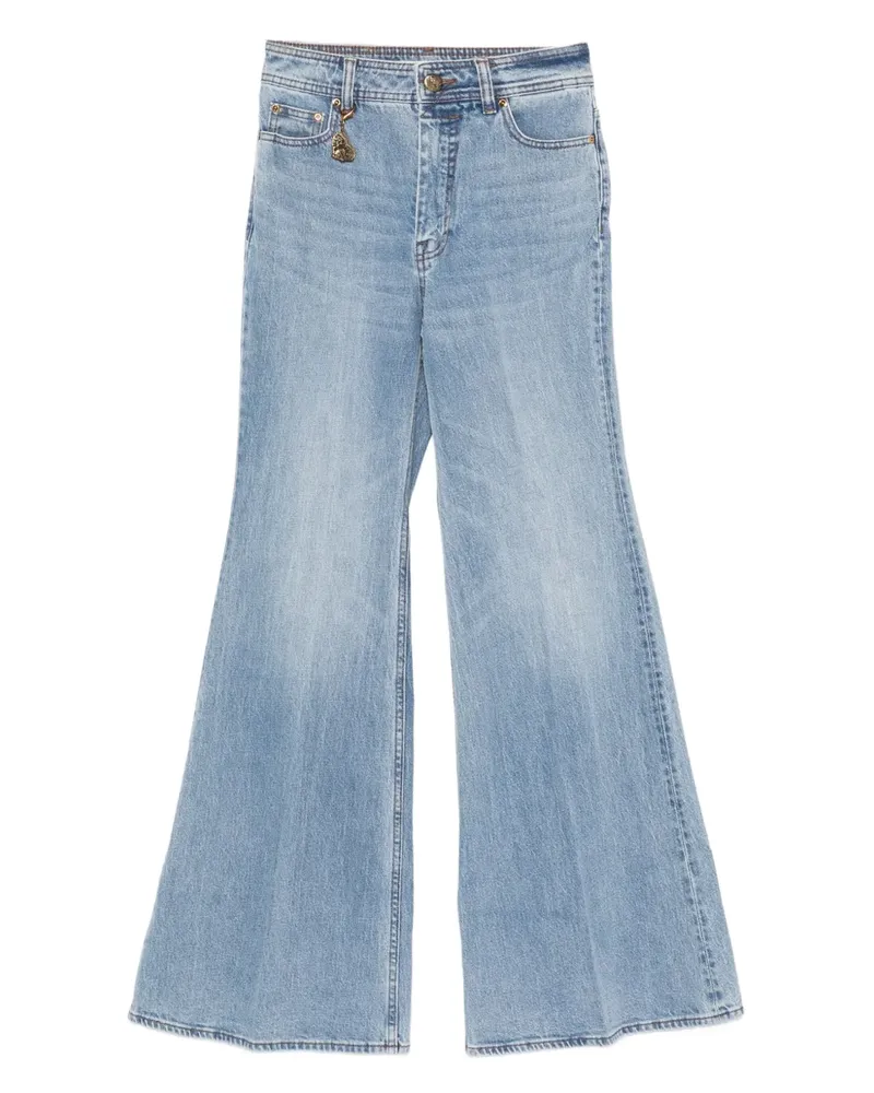 Zimmermann Ausgestellte Jeans mit Anhänger - Blau Blau