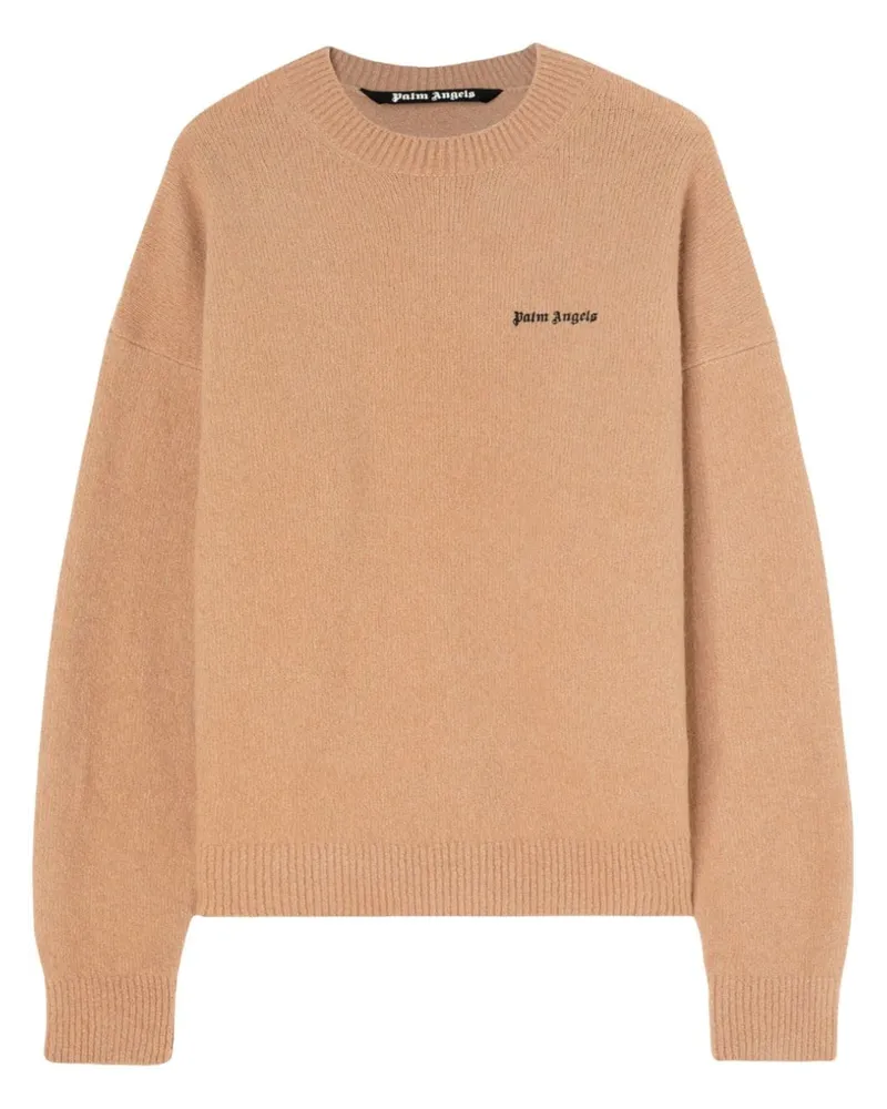Palm Angels Pullover mit Logo-Stickerei - Nude Nude