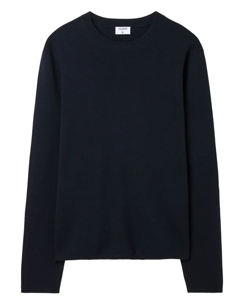 Filippa K crew-neck blue sweater - Blau Blau