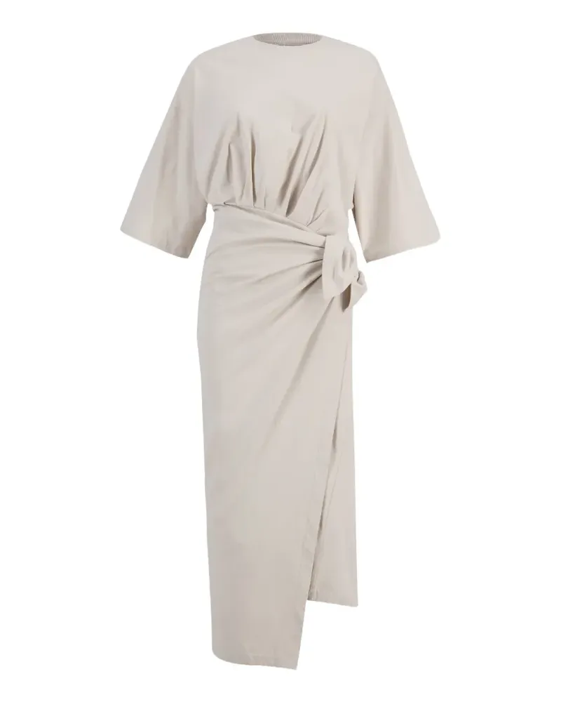 Balenciaga Asymmetrisches T-Shirtkleid - Grau Grau