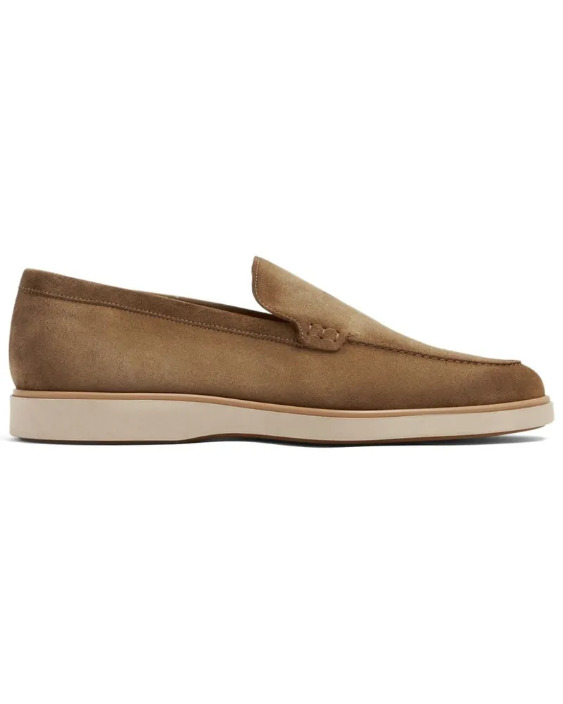 Magnanni Loafer aus Wildleder - Braun Braun