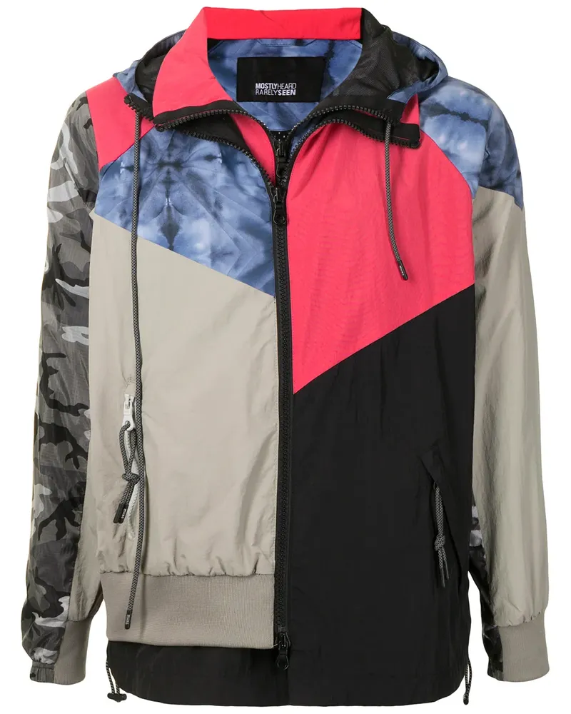 Mostly Heard Rarely Seen Every Which Way Patchwork-Sportjacke - Grau Grau