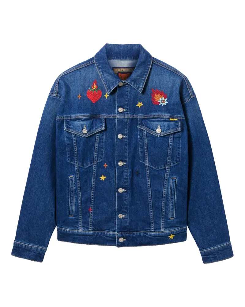 La DoubleJ x Mother the Drop It Drifter Jacke - Blau Blau