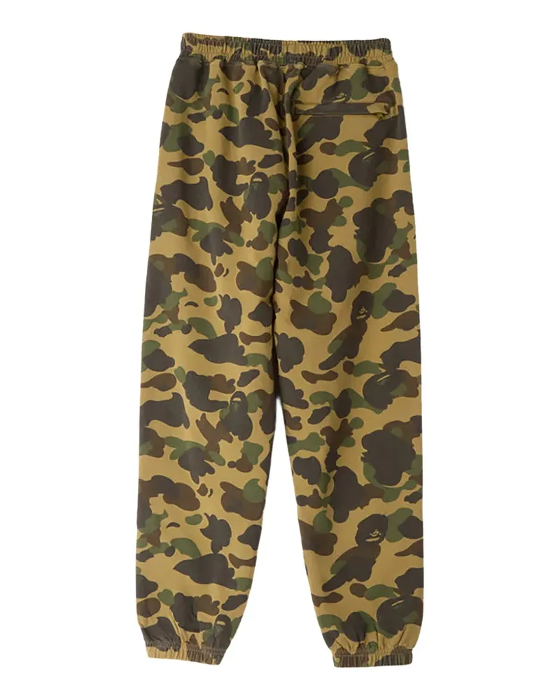 BAPE 1ST Camo One Point Jogginghose mit lockerem Schnitt - Grün Grün