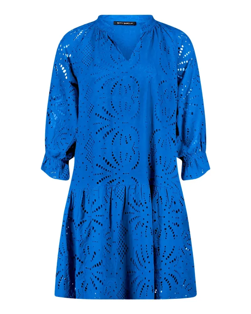 Betty Barclay broderie-anglaise tiered dress - Blau Blau