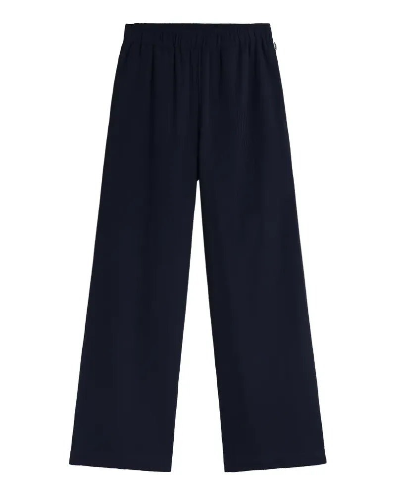 ECOALF Moss elasticated wide-leg trousers - Blau Blau