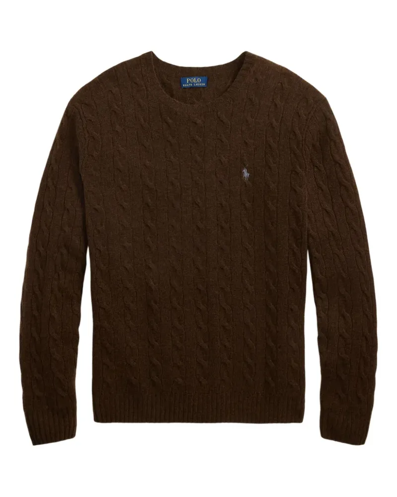 Ralph Lauren Pullover mit Zopfmuster - Braun Braun