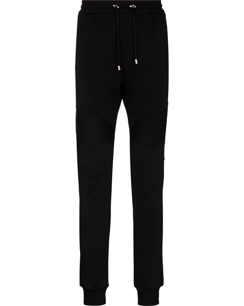 Balmain Jogginghose mit Logo-Print - Schwarz Schwarz