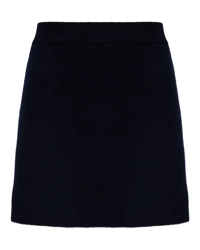 Lisa Yang Clare ribbed mini skirt - Blau Blau
