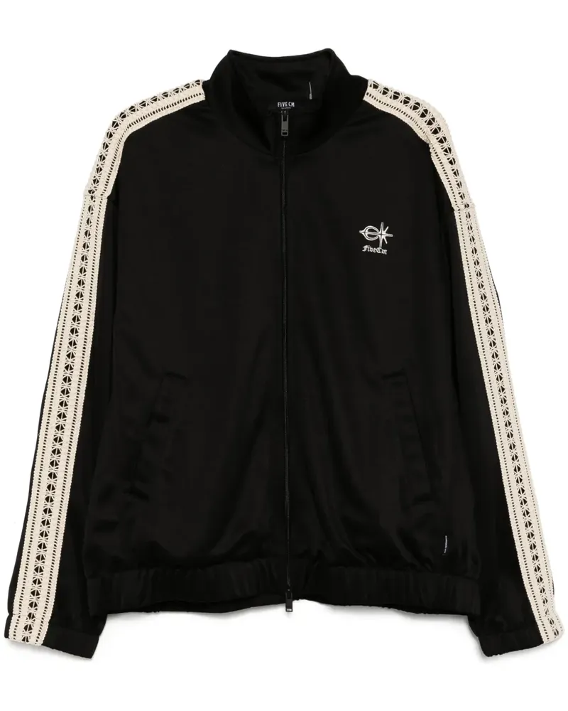 FIVE CM Jacke mit Logo-Stickerei - Schwarz Schwarz