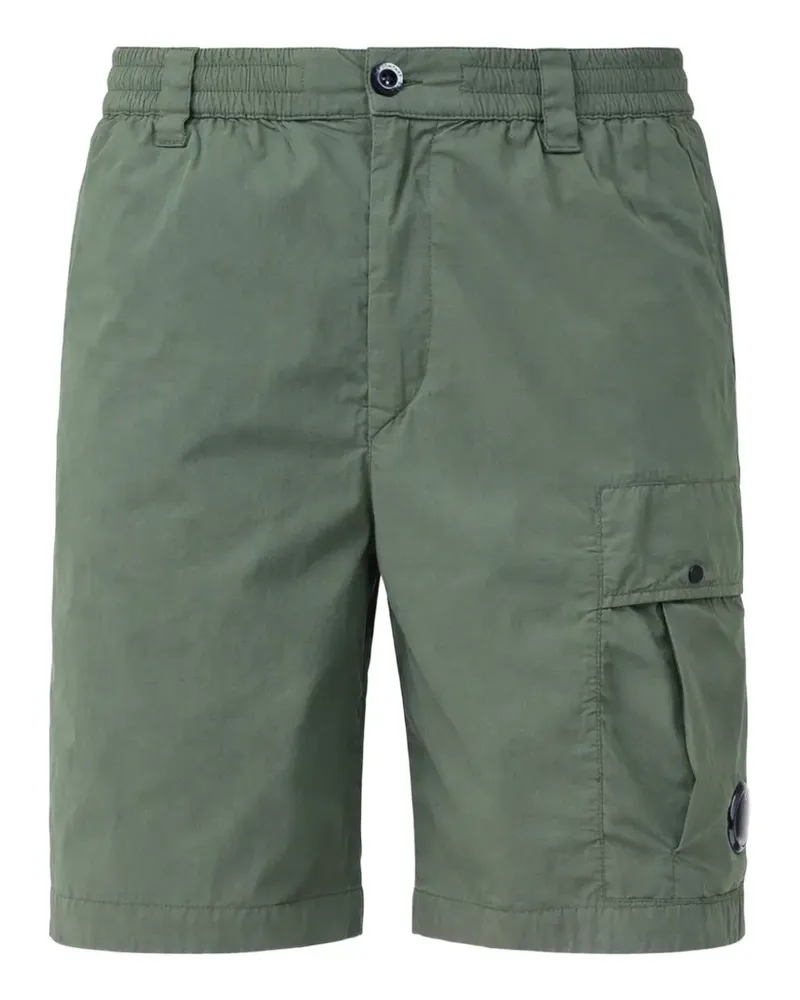 C.P. Company logo-patch cargo shorts - Grün Grün
