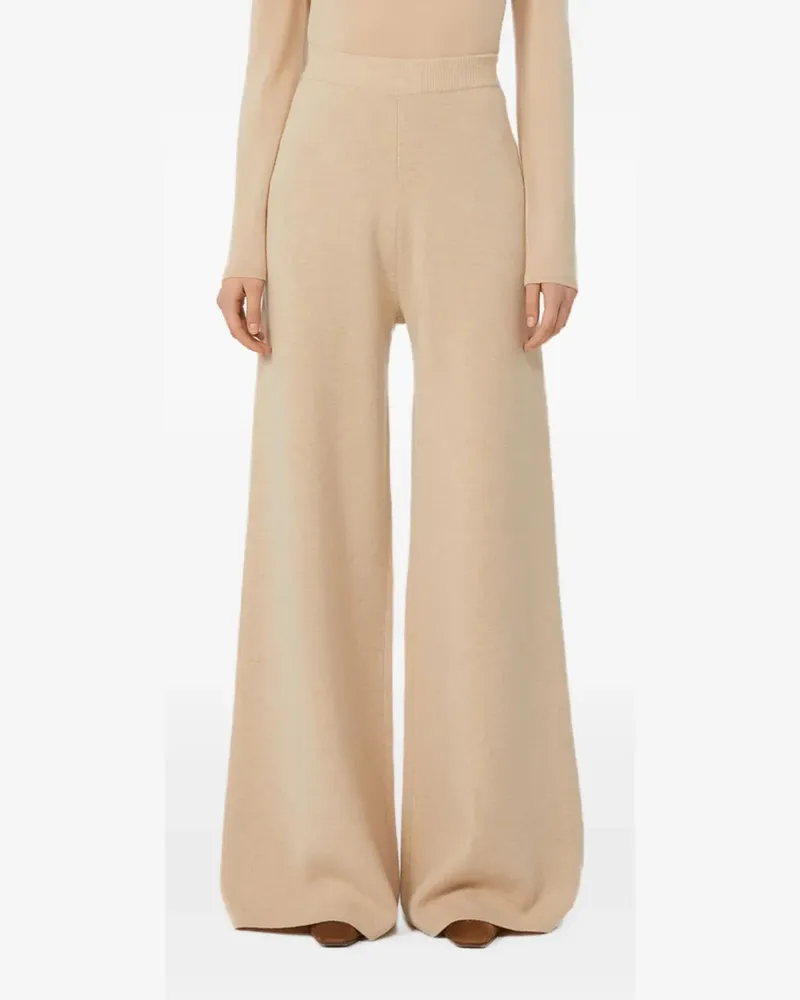 Max Mara Gestrickte Hose - Nude Nude