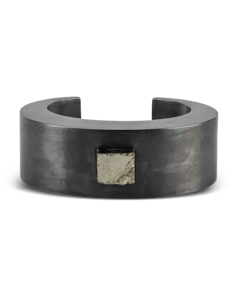 Parts Of Four Crescent Sterlingsilber-Armband mit Pyrit Silber