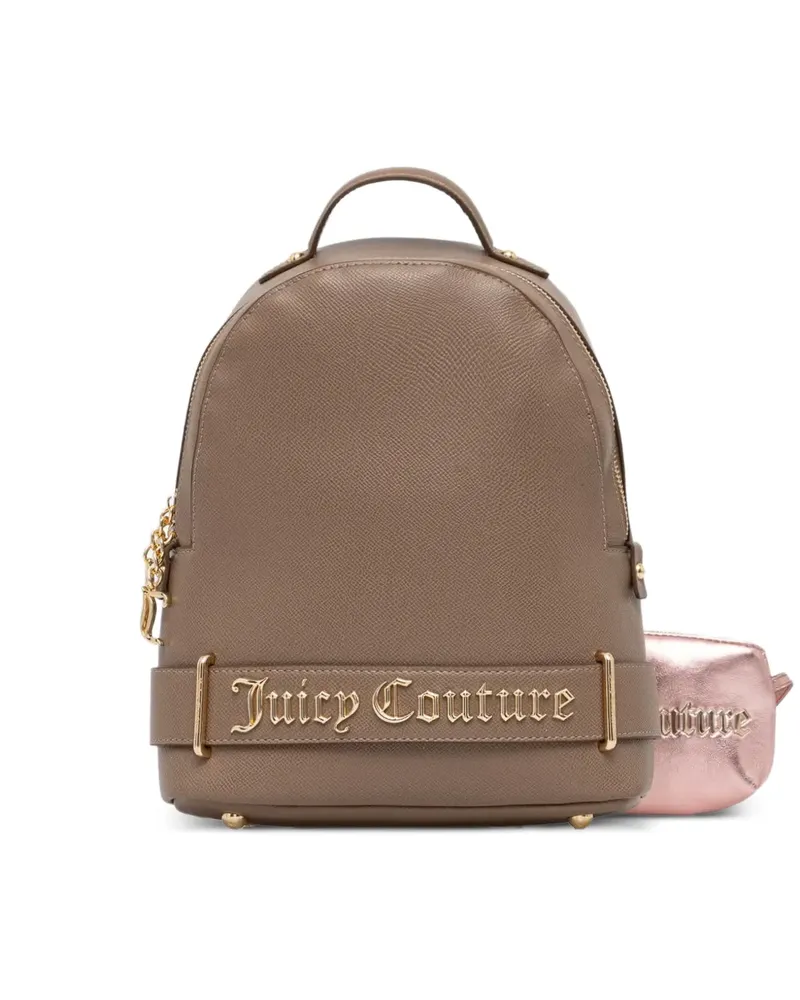 Juicy Couture Jasmine logo-plaque backpack - Braun Braun