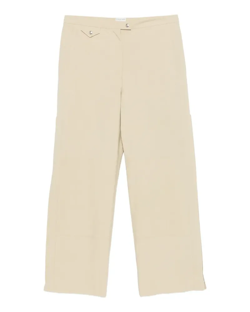 Calvin Klein Gemma zip-detail trousers - Grün Grün