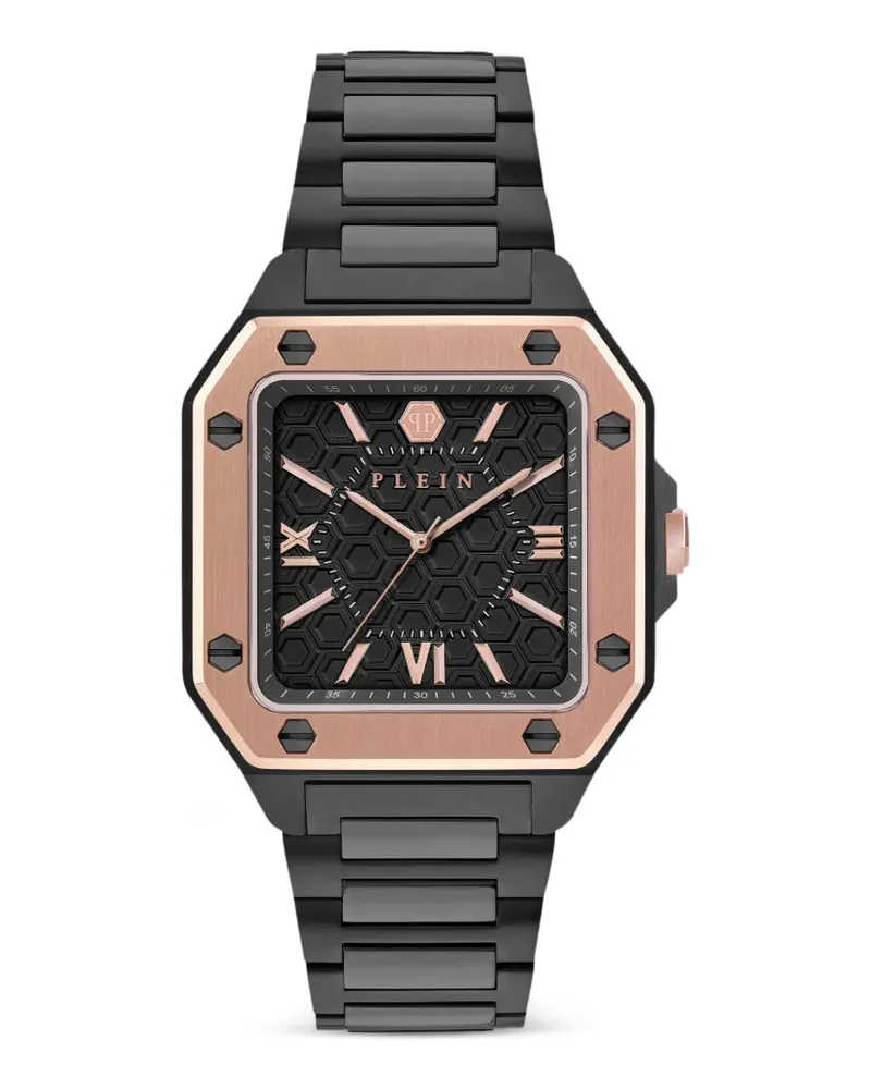 Philipp Plein Hexagonal Armbanduhr 42mm - Schwarz Schwarz