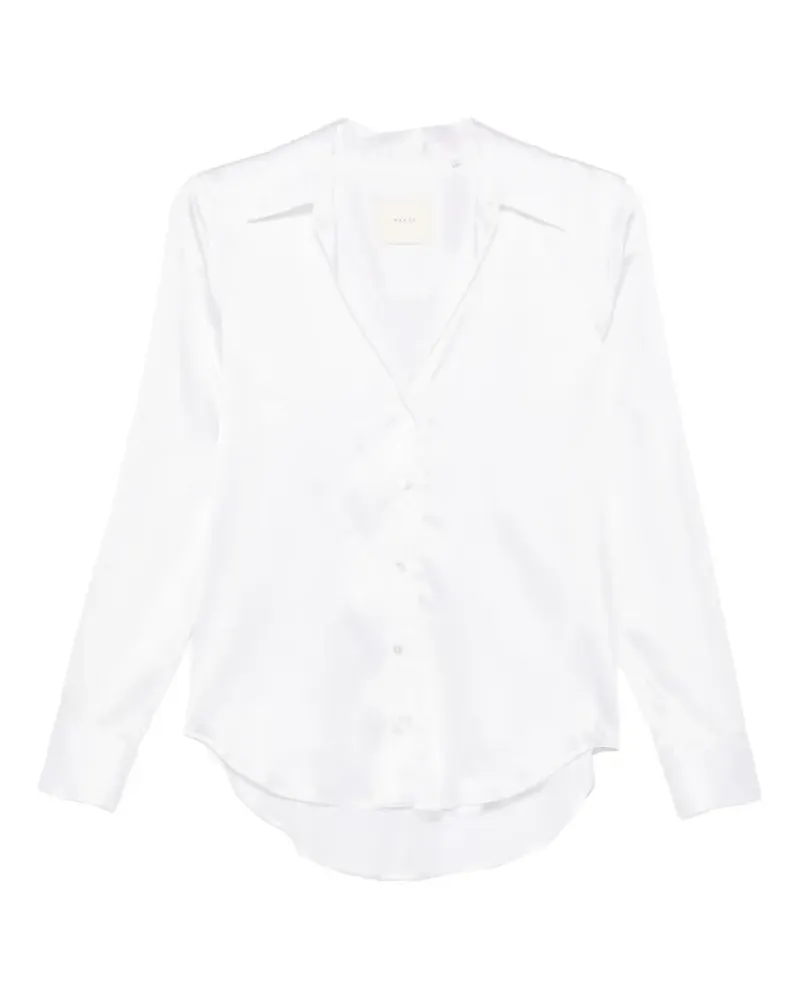 XACUS Hemd mit Satin-Finish - Weiß Weiß