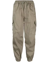 Adriano Goldschmied Tapered-Cargohose mit Kordelzug Grün