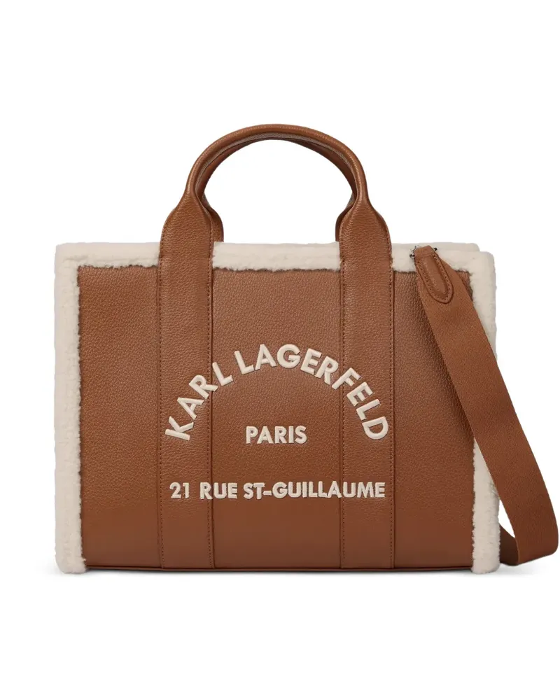 Karl Lagerfeld Mittelgroße Rue St-Guillaume Tote Bag - Braun Braun