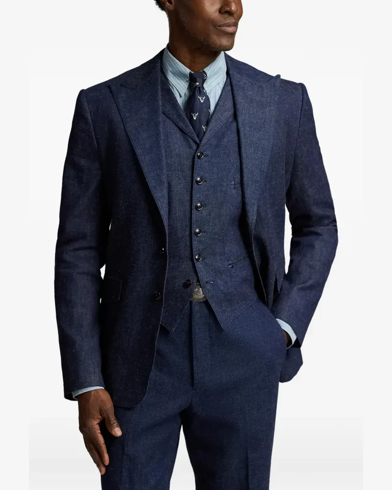 Ralph Lauren Klassischer Blazer - Blau Blau
