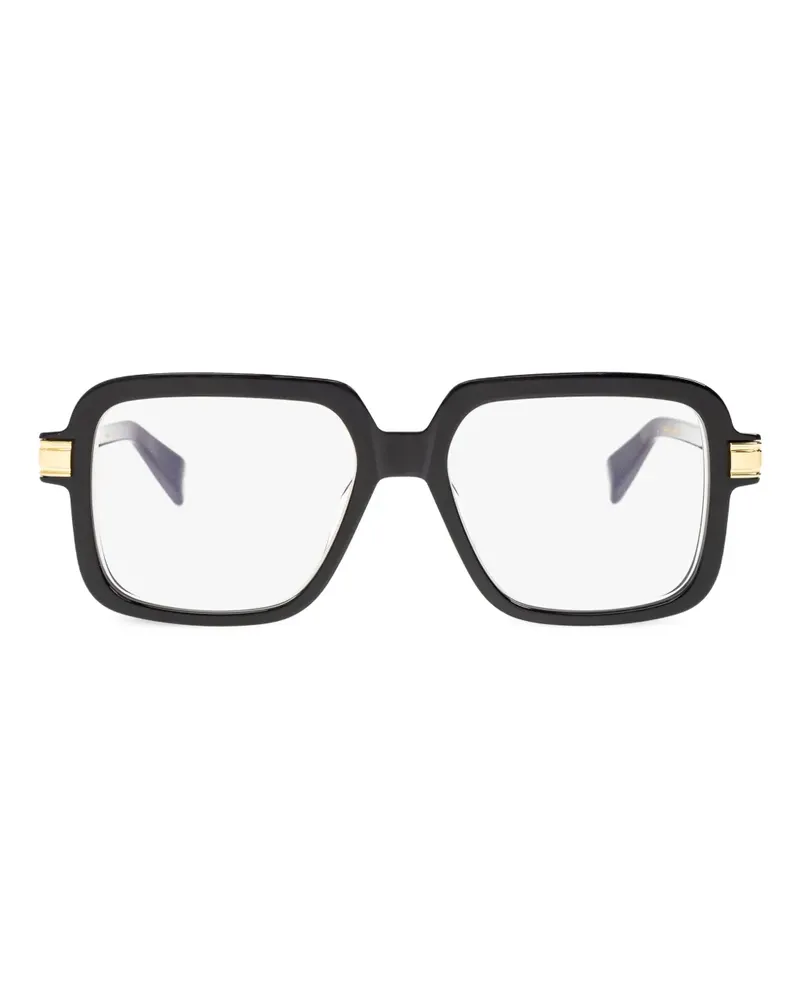 Balmain Brille mit eckigem Gestell - Schwarz Schwarz