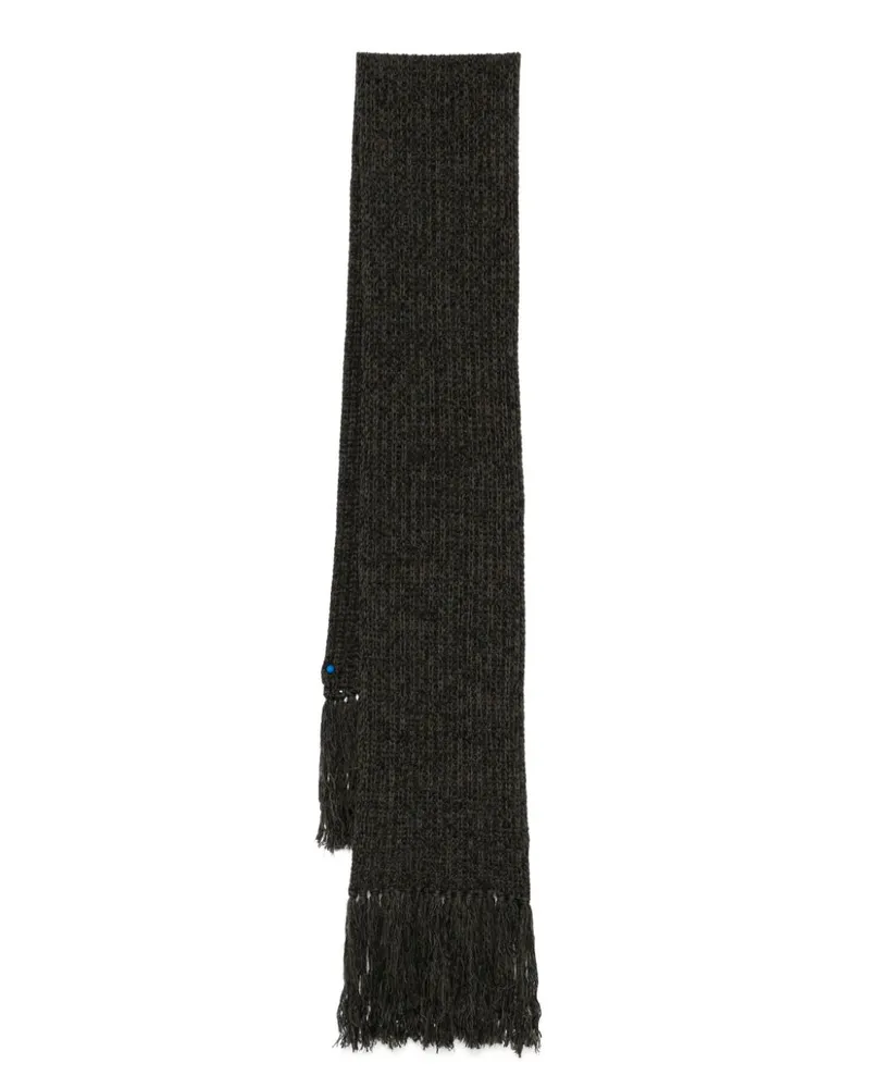 Dolce & Gabbana Gerippter Strickschal - Grün Grün