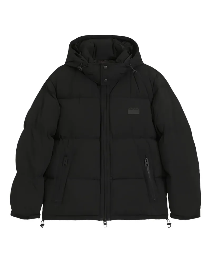 HUGO BOSS Birono hooded padded jacket - Schwarz Schwarz