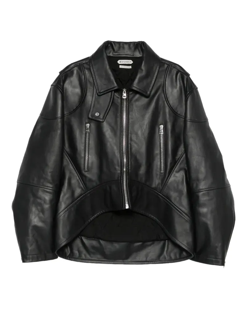J.W.Anderson Cropped-Jacke mit abgerundetem Saum - Schwarz Schwarz
