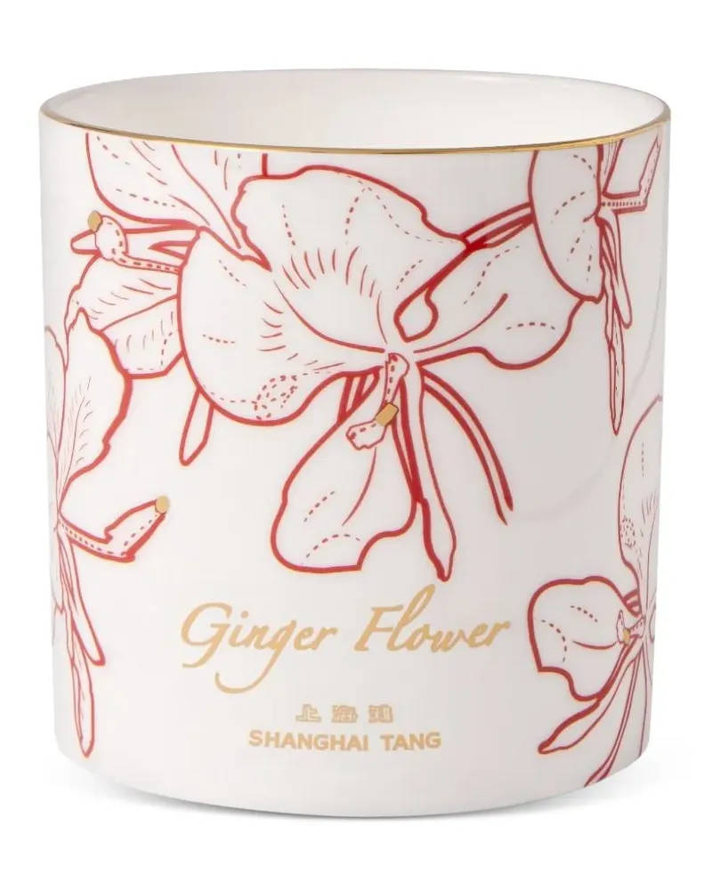 Shanghai Tang Tang Ginger Tasse mit Blumenprint - Weiß Weiß