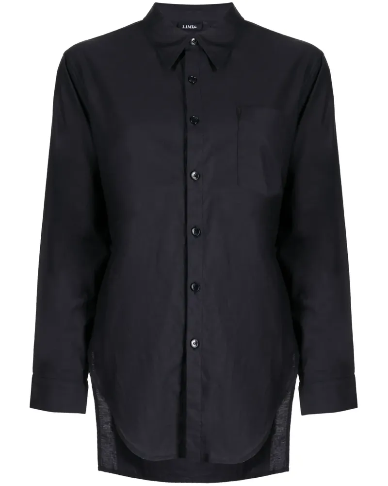 Yohji Yamamoto Langärmeliges Hemd - Blau Blau